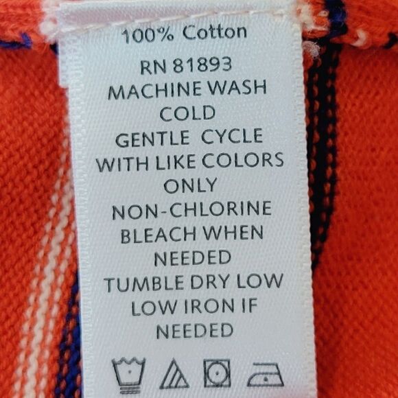 Liz Claiborne New York Multi Color Striped V-neck 3/4 Sleeve Cardigan Size 2X - Picture 7 of 7